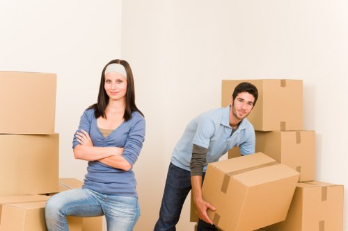 Professional packing support for fragile household items