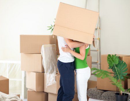 Preparing boxes and furniture for removal truck hire in Stockwell