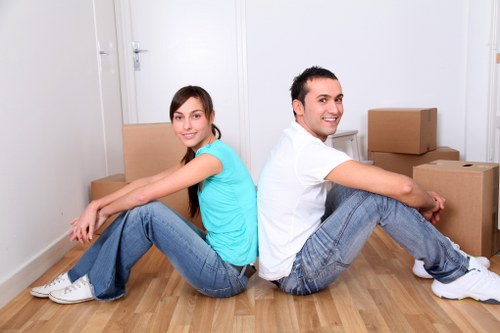 Residential furniture removal in a Stockwell flat with narrow access