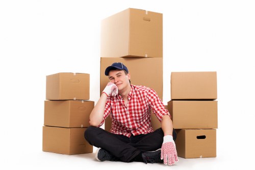 Waste clearance and disposal service with sorted items