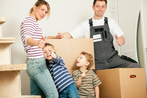 Protective packing and equipment used to secure furniture